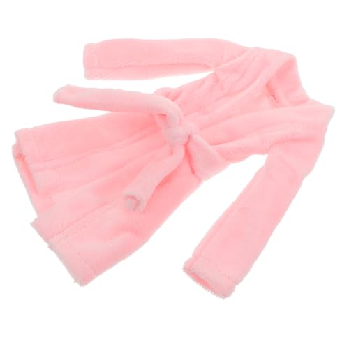 BESPORTBLE Puppen Bademantel Weicher Mini Bademantel Für Puppen Modisches Übernachtungszubehör Für Puppen Styling Puppen Robe Für Puppen Puppenkleidung Accessoire von BESPORTBLE