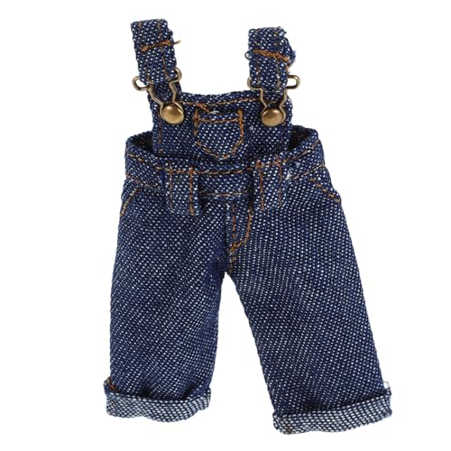 BESPORTBLE Puppen Overalls mit Hosenträgern für Puppen Denim Hosen für Rollenspiele Einzigartiges Puppenzubehör Robuste Verarbeitung und Sitz von BESPORTBLE