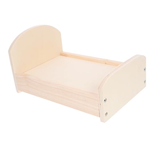 BESPORTBLE Puppenbett Aus Holz Niedliches Hausmöbel Für Puppen Für Schlafzimmer Dekoration Natürlichem Holzton BESPORTBLE Puppenbett Aus Holz Niedliches Hausmöbel Für Puppen Für Schlafzimmer Dekoration Natürlichem Holzton von BESPORTBLE