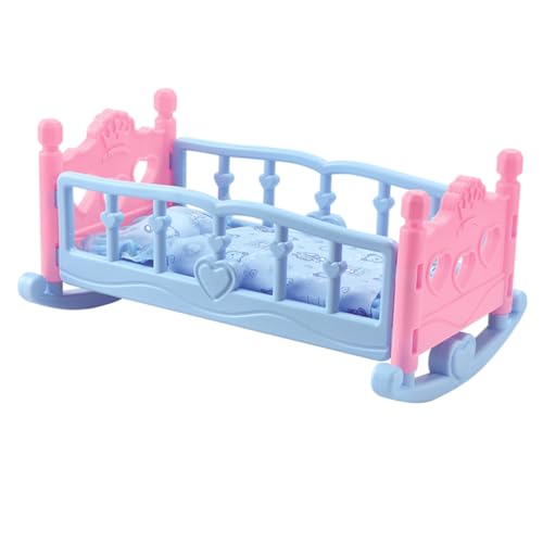 BESPORTBLE Puppenbett Für Prinzessinnen Puppenbett Aus Puppenwiege Im Stil Für Puppenhaus Zubehör Für Kreatives Rollenspiel BESPORTBLE Puppenbett Für Prinzessinnen Puppenbett Aus Puppenwiege Im Stil Für Puppenhaus Zubehör Für Kreatives Rollenspiel von BESPORTBLE