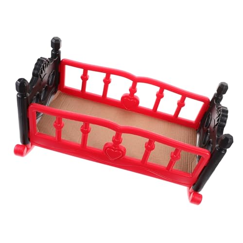 BESPORTBLE Puppenbett Für Jungen Und Mädchen Babypuppenbett Möbel Spielhaus Spielzeug Für Mädchen Zubehör Sicheres Kunststoffmaterial BESPORTBLE Puppenbett Für Jungen Und Mädchen Babypuppenbett Möbel Spielhaus Spielzeug Für Mädchen Zubehör Sicheres Kunststoffmaterial von BESPORTBLE