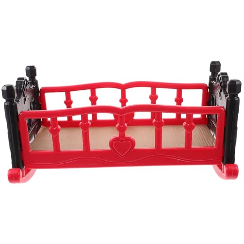 BESPORTBLE Puppenbett Für Rotes Puppenbett Für Babypuppen Puppenmöbel Für Rollenspiele Für Zubehör Für Puppenhaus Puppenwiege BESPORTBLE Puppenbett Für Rotes Puppenbett Für Babypuppen Puppenmöbel Für Rollenspiele Für Zubehör Für Puppenhaus Puppenwiege von BESPORTBLE