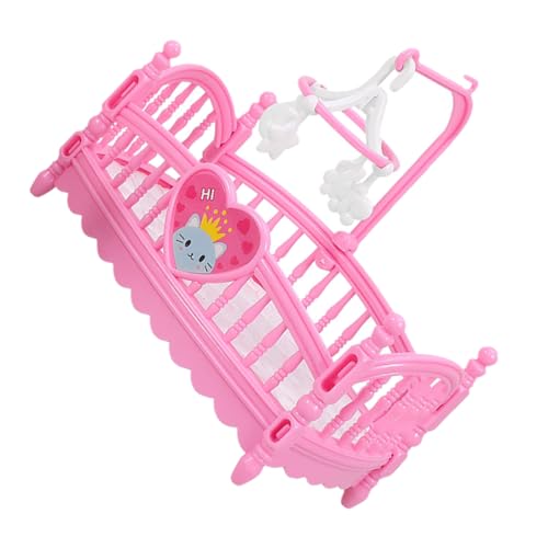 BESPORTBLE Puppenhaus Bett Set Handgefertigtes Puppenhaus Möbel Für Babypuppen Schlafzimmer Dekoration Puppenhaus Zubehör Für Kreative DIY Szenen von BESPORTBLE