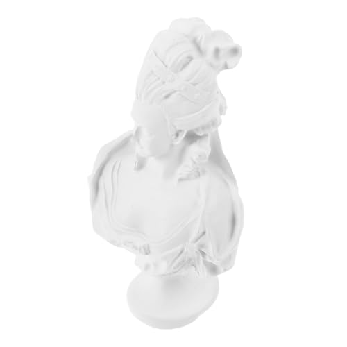 BESPORTBLE Puppenhaus Deko Harz Büste Vintage Skulptur Für Puppenhaus Dekoration Kunstvolle Resin Figur Für DIY Projekte von BESPORTBLE