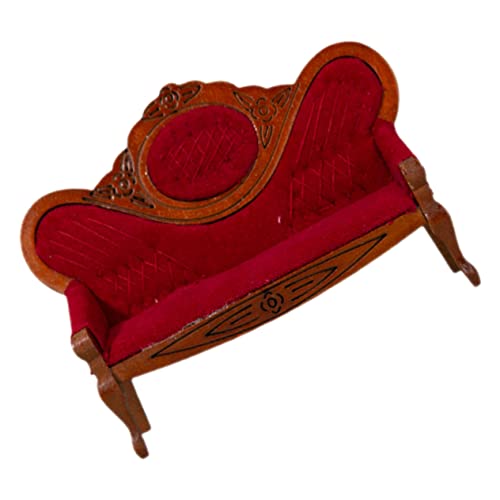 BESPORTBLE Puppenhaus Holzsofa Modell Vintage Design Puppenmöbel Für Kreative Bastelprojekte Zubehör Für Dollhouse Dekoration BESPORTBLE Puppenhaus Holzsofa Modell Vintage Design Puppenmöbel Für Kreative Bastelprojekte Zubehör Für Dollhouse Dekoration von BESPORTBLE