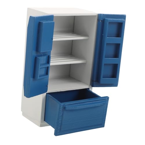 BESPORTBLE Kleiner Kühlschrank Für Puppenhaus Spielzeugkühlschrank Für Kleinkinder Puppenhaus-mini-spielzeugkühlschrank Puppenhaus-küchenmodell Mini-kühlschrank Für Puppen von BESPORTBLE