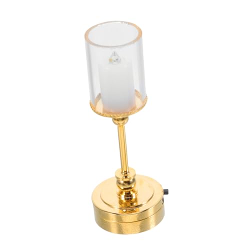 BESPORTBLE Puppenhaus Miniaturzubehör Szenerie Mini Puppenhauszubehör Flammenlose Puppenhausmöbel Für Den Innenbereich Miniaturmöbel Dekoration Figur Puppenhaus Möbelbausatz Fee von BESPORTBLE