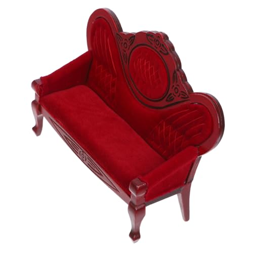 BESPORTBLE Puppenhaus Möbel Dekoratives Kleines Sofa Aus Holz Entzückende Kleine Couch Für Puppenhaus Dekoration Retro Wohnzimmer Modell BESPORTBLE Puppenhaus Möbel Dekoratives Kleines Sofa Aus Holz Entzückende Kleine Couch Für Puppenhaus Dekoration Retro Wohnzimmer Modell von BESPORTBLE