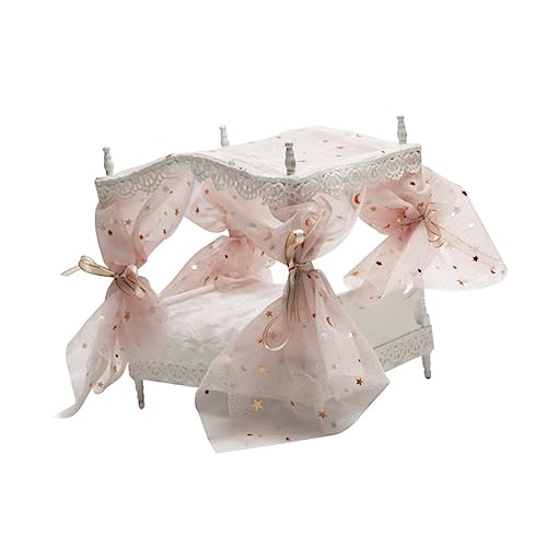 BESPORTBLE Puppenhaus Möbel Mini Schlafzimmer Mit Prinzessinnenbett Für Mini Dekoration Und Puppenaccessoires BESPORTBLE Puppenhaus Möbel Mini Schlafzimmer Mit Prinzessinnenbett Für Mini Dekoration Und Puppenaccessoires von BESPORTBLE