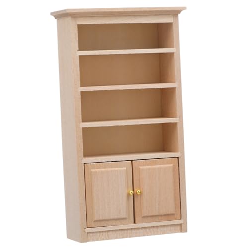 BESPORTBLE Puppenhaus Möbel Vertikales Regal Zubehör für Miniaturhaus Dekoration Umweltfreundlich und Handgefertigt von BESPORTBLE