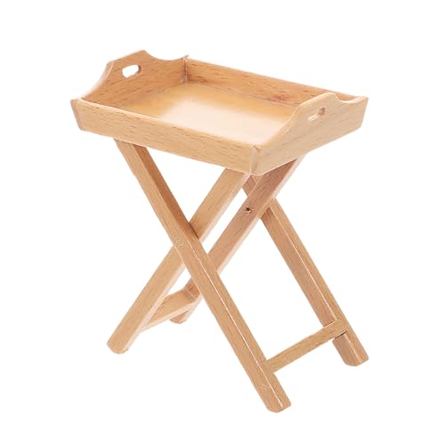 BESPORTBLE Puppenhaus Möbel Vielseitiges Mini Obsttablett mit Regal Langlebiges Holzdekor für Puppenhaus Küche und Wohnzimmerszene von BESPORTBLE