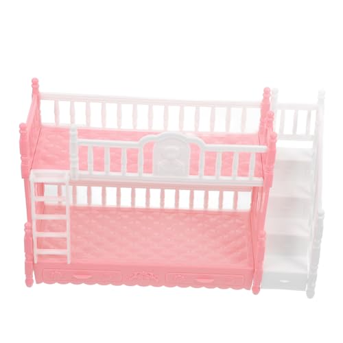 BESPORTBLE Puppenhaus Schlafzimmer Möbel Etagenbett Mit Leiter Für Puppen Als Zubehör Für Puppenhaus Und Mini Hausmöbel BESPORTBLE Puppenhaus Schlafzimmer Möbel Etagenbett Mit Leiter Für Puppen Als Zubehör Für Puppenhaus Und Mini Hausmöbel von BESPORTBLE