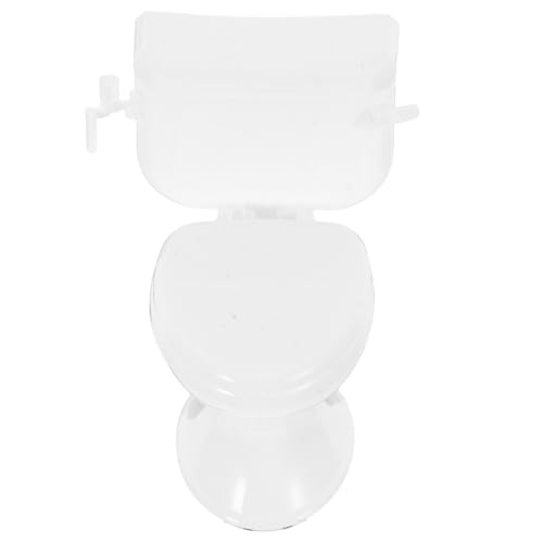 BESPORTBLE Puppenhaus Toilette Realistische Weiße Spültoilette Für Puppenhaus Badezimmer Zubehör Für Kreatives Rollenspiel BESPORTBLE Puppenhaus Toilette Realistische Weiße Spültoilette Für Puppenhaus Badezimmer Zubehör Für Kreatives Rollenspiel von BESPORTBLE