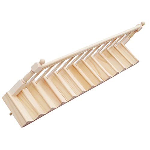 BESPORTBLE Puppenhaus Treppenhaus Zubehör Handwerk Kreativitätsfördernd Robust und Charmant für Miniaturhäuser und Puppenmöbel von BESPORTBLE