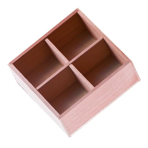BESPORTBLE Puppenhausmöbel Dekorativer Lagerraum Vier Fächer Für Mini Zubehör Für Puppenhaus Dekoration BESPORTBLE Puppenhausmöbel Dekorativer Lagerraum Vier Fächer Für Mini Zubehör Für Puppenhaus Dekoration von BESPORTBLE