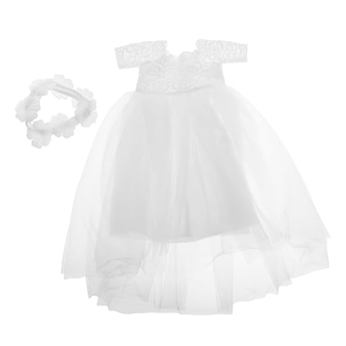 BESPORTBLE Puppenhochzeitskleid für Puppen Atemberaubendes Brautkleid mit Zarter Spitze und Feinen Nähten für Sammler und Puppenliebhaber Perfektes Puppenkleidungszubehör BESPORTBLE Puppenhochzeitskleid für Puppen Atemberaubendes Brautkleid mit Zarter Spitze und Feinen Nähten für Sammler und Puppenliebhaber Perfektes Puppenkleidungszubehör von BESPORTBLE
