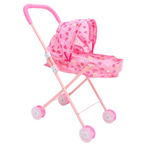 BESPORTBLE Puppenkinderwagen Zubehör Kinderwagen Für Puppen Leichter Und Kompakter Puppenbuggy Für Rollenspiele BESPORTBLE Puppenkinderwagen Zubehör Kinderwagen Für Puppen Leichter Und Kompakter Puppenbuggy Für Rollenspiele von BESPORTBLE