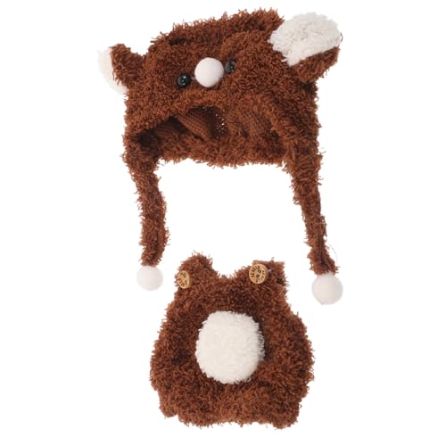 BESPORTBLE Puppenkleidung mit Braunem Bärenmotiv Kapuzenpullover und Latzhose Langlebiges Weiches Material Kindgerechtes Design für Puppen-Cosplay und Verkleidungsspiel BESPORTBLE Puppenkleidung mit Braunem Bärenmotiv Kapuzenpullover und Latzhose Langlebiges Weiches Material Kindgerechtes Design für Puppen-Cosplay und Verkleidungsspiel von BESPORTBLE