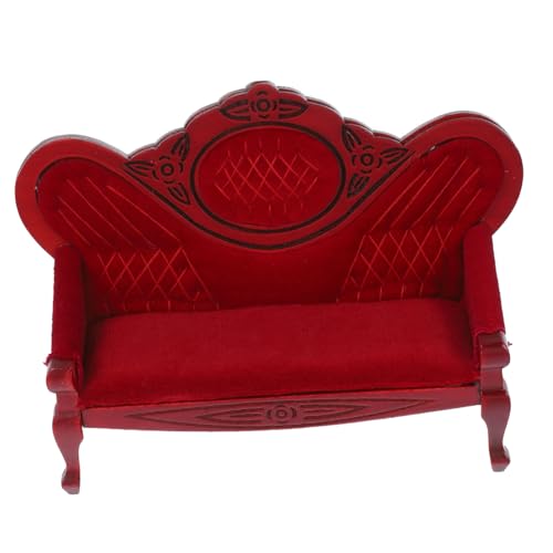 BESPORTBLE Puppenmöbel Für Wohnzimmer Charmante Mini Sofa Modelle Rotbraun Dekoration Für Ihr Puppenhaus BESPORTBLE Puppenmöbel Für Wohnzimmer Charmante Mini Sofa Modelle Rotbraun Dekoration Für Ihr Puppenhaus von BESPORTBLE