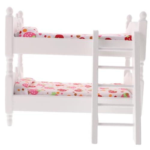 BESPORTBLE Puppenmöbel Weißes Mini Bunk Bed Für Kinderzimmer Dekoration Langlebiges Und Sicheres Für Kreative BESPORTBLE Puppenmöbel Weißes Mini Bunk Bed Für Kinderzimmer Dekoration Langlebiges Und Sicheres Für Kreative von BESPORTBLE