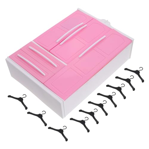 BESPORTBLE Puppenschrank Mit Kleiderbügeln Farbenfrohes Puppenmöbel Für Aufbewahrung Von Puppenkleidung Zubehör Für Spielsets BESPORTBLE Puppenschrank Mit Kleiderbügeln Farbenfrohes Puppenmöbel Für Aufbewahrung Von Puppenkleidung Zubehör Für Spielsets von BESPORTBLE