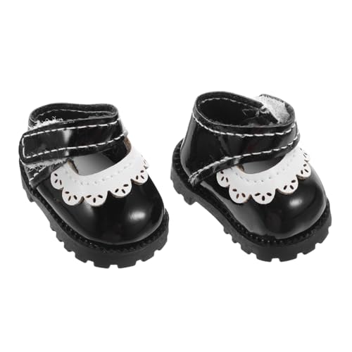 BESPORTBLE Puppenschuhe Schwarz Mini Kawaii Prinzessin Schuhe Austauschbar Puppenbekleidung Zubehör Für Puppenhaus Kostüm Dress Up BESPORTBLE Puppenschuhe Schwarz Mini Kawaii Prinzessin Schuhe Austauschbar Puppenbekleidung Zubehör Für Puppenhaus Kostüm Dress Up von BESPORTBLE