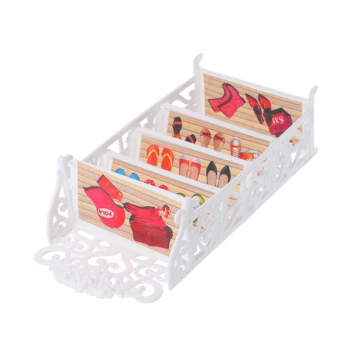 BESPORTBLE Puppenschuhregal Aus Kunststoff Aufbewahrungsregal Für Puppenschuhe Zubehör Für Puppenhaus Und Rollenspiele Mini Puppen Und Spielzeugliebhaber BESPORTBLE Puppenschuhregal Aus Kunststoff Aufbewahrungsregal Für Puppenschuhe Zubehör Für Puppenhaus Und Rollenspiele Mini Puppen Und Spielzeugliebhaber von BESPORTBLE