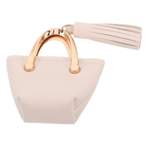 BESPORTBLE Puppentasche Für Puppen Handtasche Zubehör Für Puppenhaus Weiße Geldbörse Aus Feinem Material Für DIY Dekoration Und Szenen Gestaltung von BESPORTBLE