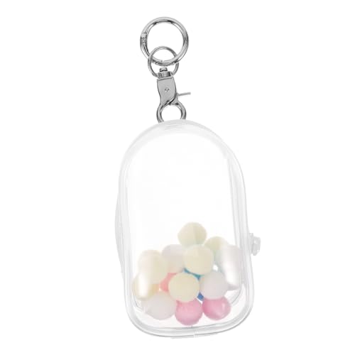 BESPORTBLE Puppentasche Mini Aufbewahrungstasche Für Puppen Transparente Figuren Präsentationstasche Mit Schnalle Und Pompom Ball Kleine Für Zubehör BESPORTBLE Puppentasche Mini Aufbewahrungstasche Für Puppen Transparente Figuren Präsentationstasche Mit Schnalle Und Pompom Ball Kleine Für Zubehör von BESPORTBLE