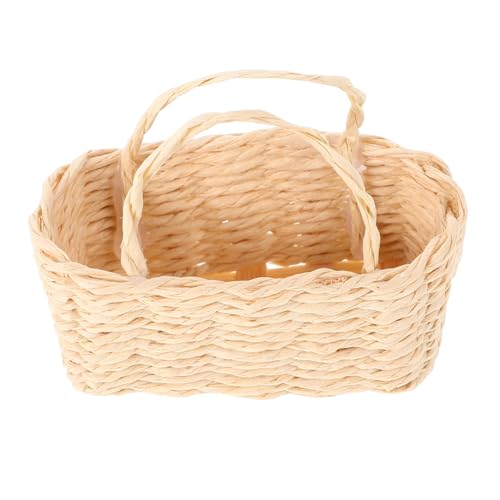 BESPORTBLE Rattan Korb Puppenhaus Zubehör Tragbarer Spielzeugkorb für Szenen für Puppenhaus Dekoration und Kreative Spielideen Leicht und Langlebig BESPORTBLE Rattan Korb Puppenhaus Zubehör Tragbarer Spielzeugkorb für Szenen für Puppenhaus Dekoration und Kreative Spielideen Leicht und Langlebig von BESPORTBLE