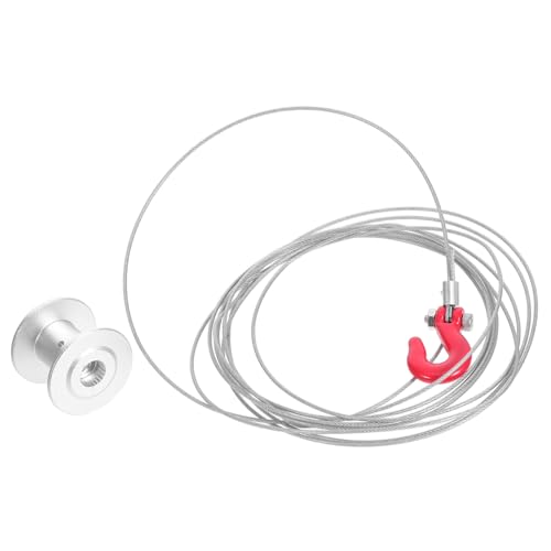BESPORTBLE Rc Winch Spool Kit Mini Metall Winde mit Haken Maßstab Interne Elektrische Winde für Rc Kletterauto Offroad Abschleppzubehör für Crawler und Trail Trucks Einfache Montage und von BESPORTBLE