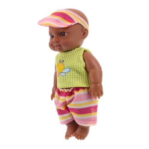 BESPORTBLE Realistische Babypuppe aus Vinyl Weiche Tragbare Mini Puppe für Kleinkinder und Sammler für Spiel und Ausstellung Einzigartige Realistische Merkmale von BESPORTBLE
