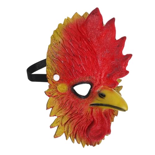 BESPORTBLE Realistische Halloween Hahnenkopf Maske aus Hochwertigem Material Dekorative Party Cosplay Maske als Lustiges Foto Requisit für Erwachsene für Halloween Fasching und BESPORTBLE Realistische Halloween Hahnenkopf Maske aus Hochwertigem Material Dekorative Party Cosplay Maske als Lustiges Foto Requisit für Erwachsene für Halloween Fasching und von BESPORTBLE