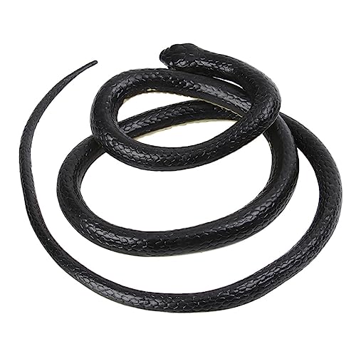 BESPORTBLE Realistische Halloween Schlangenspielzeug Simulation Prank Deko für Party Haustierabschreckung Gefälschte Schlange Schwarz BESPORTBLE Realistische Halloween Schlangenspielzeug Simulation Prank Deko für Party Haustierabschreckung Gefälschte Schlange Schwarz von BESPORTBLE