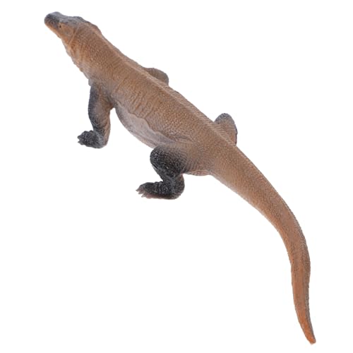 BESPORTBLE Realistische Komodowaran Figur Lebensechtes Reptil Modell aus Sichere Glatte Oberfläche Kindgerechtes Lernspielzeug Detailgetreue Nachbildung für Sammler und Dekoration von BESPORTBLE