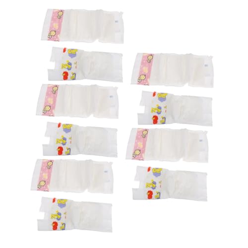 BESPORTBLE Realistische Mini Puppenwindeln Wiederverwendbare Neugeborenen Puppen Windeln für Rollenspiele Babypuppen Zubehör für Jungen und Mädchen Simulation Spielsachen von BESPORTBLE