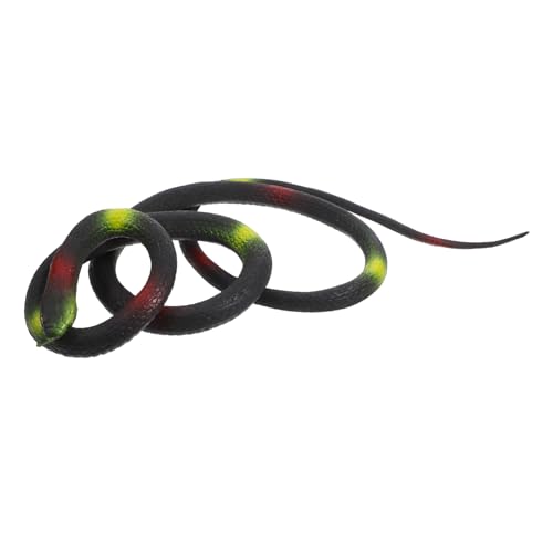 BESPORTBLE Realistische Schlange mit Clip Lifelike Snake Prank für Garten und Partyschmuck Lange Attrappe für Halloween Dekoration und Scherzartikel von BESPORTBLE