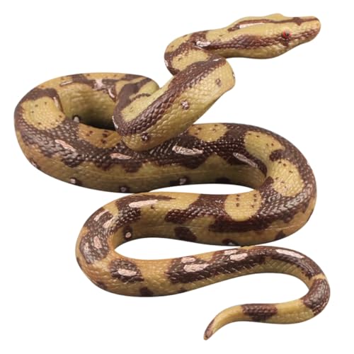 BESPORTBLE Realistische Schlangenspielzeug für Vivid Fake Snake aus Leicht und Tragbar für Halloween Streiche Lustiges Lernspielzeug für Jungen und Mädchen und Robust von BESPORTBLE