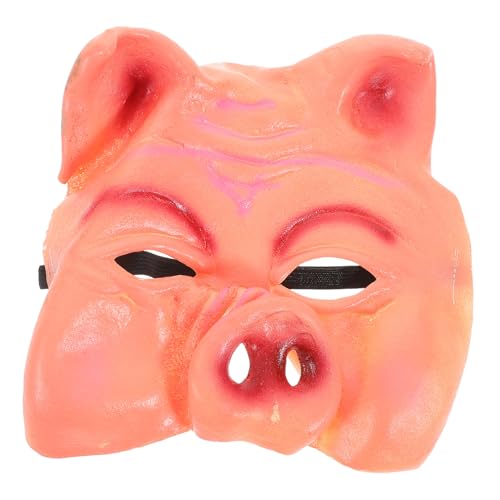 BESPORTBLE Realistische Schweine maske Halloween Tiermasken Halbgesichts maske aus Langlebigem Material für Erwachsene Atmungsaktiv Lustig für Halloween Kostüm party und Cosplay BESPORTBLE Realistische Schweine maske Halloween Tiermasken Halbgesichts maske aus Langlebigem Material für Erwachsene Atmungsaktiv Lustig für Halloween Kostüm party und Cosplay von BESPORTBLE