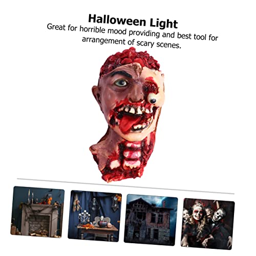 BESPORTBLE Realistischer Halloween Kopf Prop Leichtes Gruseliges Langlebiges Material für Haunted House und Party Zubehör für Schaurige Halloween Atmosphäre BESPORTBLE Realistischer Halloween Kopf Prop Leichtes Gruseliges Langlebiges Material für Haunted House und Party Zubehör für Schaurige Halloween Atmosphäre von BESPORTBLE