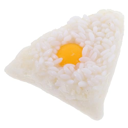 BESPORTBLE Realistisches Ei Gelber Zongzi Modell Langlebiges Künstliches Lebensmittel Dekoratives Tischornament für Küchen und Partydekoration Sicheres Fotorequisit von BESPORTBLE