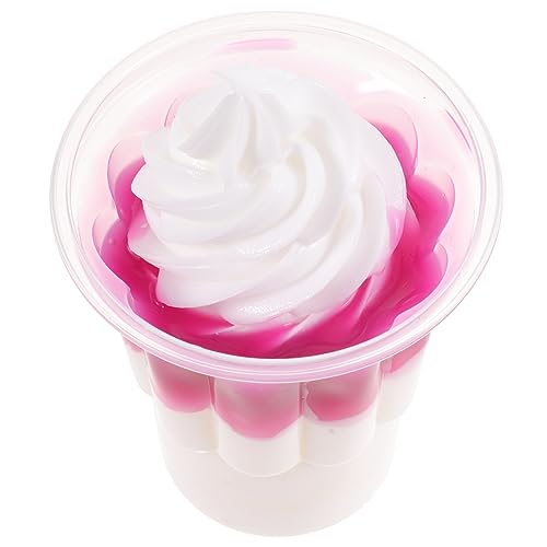 BESPORTBLE Realistisches Eiscreme Modell Täuschend Echte Eisdessert Requisite Für Fotografie Partys Und Deko Blaubeer Geschmack von BESPORTBLE