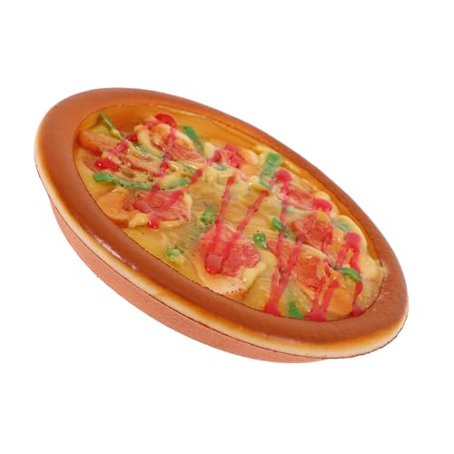 BESPORTBLE Realistisches Faux Pizza Modell aus Langlebigem PU PVC Täuschend Echte Fake Food Dekoration für Küche Zuhause Restaurant Bar Party Display Requisiten von BESPORTBLE