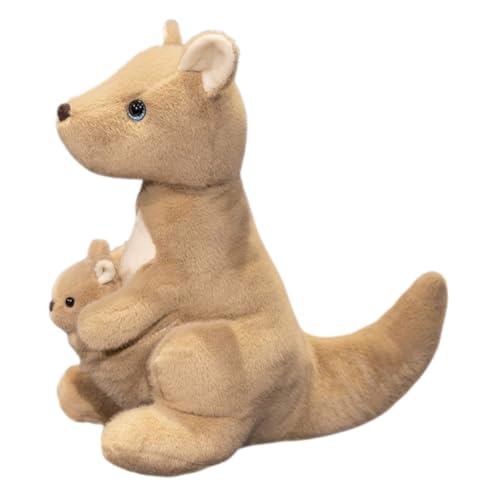 BESPORTBLE Realistisches Kangaroo Plüschtier Mutter mit Kuscheltier Weiches Stofftier Sammlerfreundliches für Dekoration BESPORTBLE Realistisches Kangaroo Plüschtier Mutter mit Kuscheltier Weiches Stofftier Sammlerfreundliches für Dekoration von BESPORTBLE