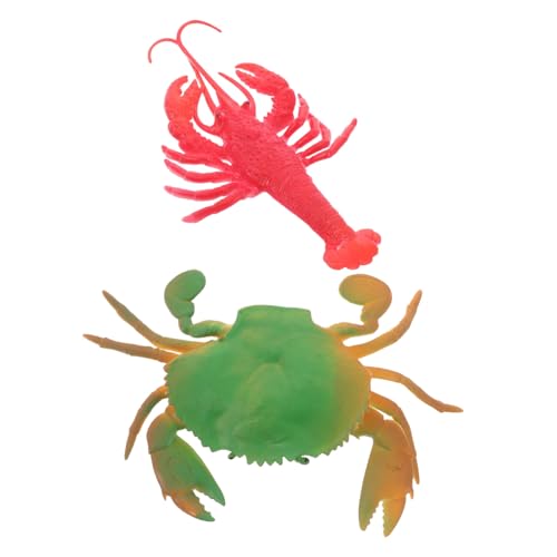 BESPORTBLE Realistisches Krabbenmodell Künstliches Meerestier für Interaktive Lernhilfe aus Kinderfreundlichem Kunststoff für Spiel und Dekorationhy von BESPORTBLE