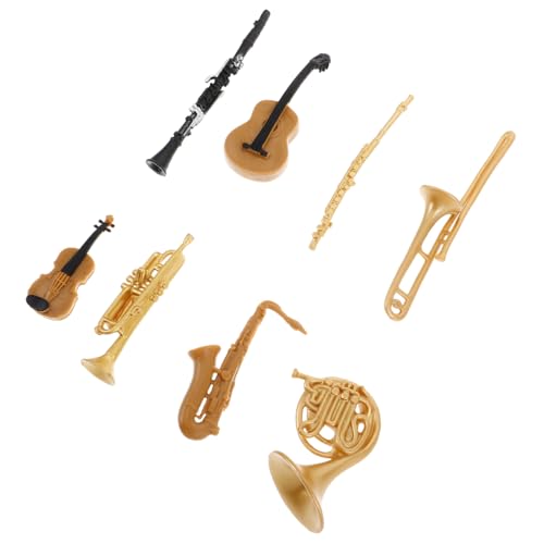 BESPORTBLE Realistisches Miniatur Instrumenten Set mit Saxophon Trompete Klarinette Flöte und Gitarre Detailgetreue Mini Musikinstrumente für Puppenhaus Partydekoration und Miniatur BESPORTBLE Realistisches Miniatur Instrumenten Set mit Saxophon Trompete Klarinette Flöte und Gitarre Detailgetreue Mini Musikinstrumente für Puppenhaus Partydekoration und Miniatur von BESPORTBLE
