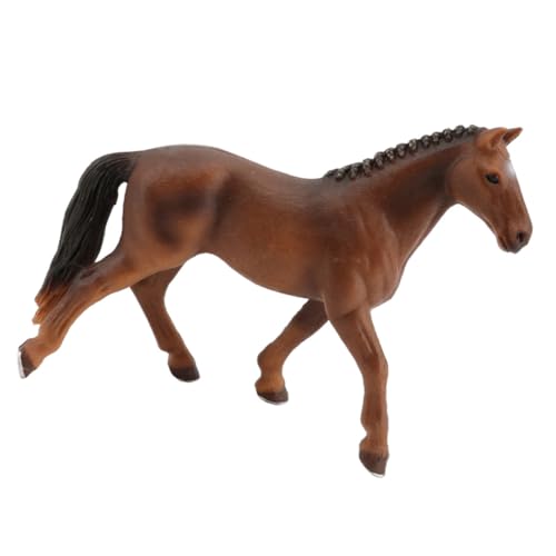 BESPORTBLE Realistisches Pferdemodell Figur Simulation Deko für Jungen Mädchen Leicht Tragbar Kreativ Sicher von BESPORTBLE