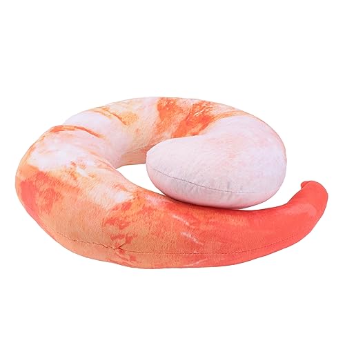 BESPORTBLE Realistisches Shrimp Kuscheltier Kissen aus Weichem Plüsch Gefüllt mit Komfortabler PP Baumwolle Vielseitiges und Dekokissen für Kinderzimmer Sofa Auto und Geschenkideen von BESPORTBLE
