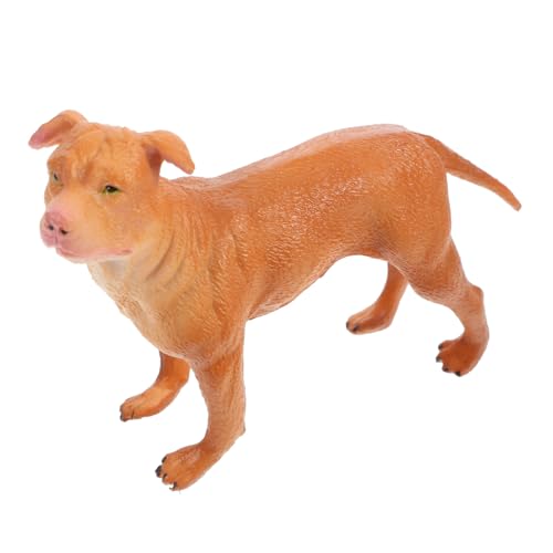 BESPORTBLE Realistisches Simuliertes Hundemodell aus Kunststoff Langlebige Tierfigur Vivid Miniatur Hund Skulptur für Lernspielzeug und Wohnraumdekoration von BESPORTBLE