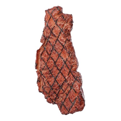 BESPORTBLE Realistisches Steak Modell aus Kunststoff Täuschend Echte Fleischattrappe Dekoratives Food Prop für Fotografie Küchen Restaurantdeko Vielseitiges Steak und Display Zubehör BESPORTBLE Realistisches Steak Modell aus Kunststoff Täuschend Echte Fleischattrappe Dekoratives Food Prop für Fotografie Küchen Restaurantdeko Vielseitiges Steak und Display Zubehör von BESPORTBLE